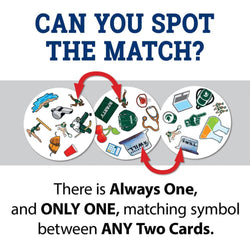 Michigan State Spartans Spot It! Card Game (ONLINE ORDER ONLY)