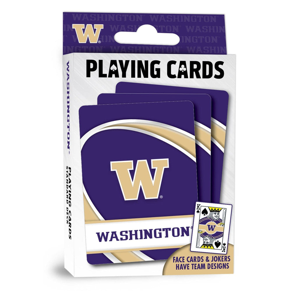Washington Huskies Playing Cards - 54 Card Deck (ONLINE ORDER ONLY)