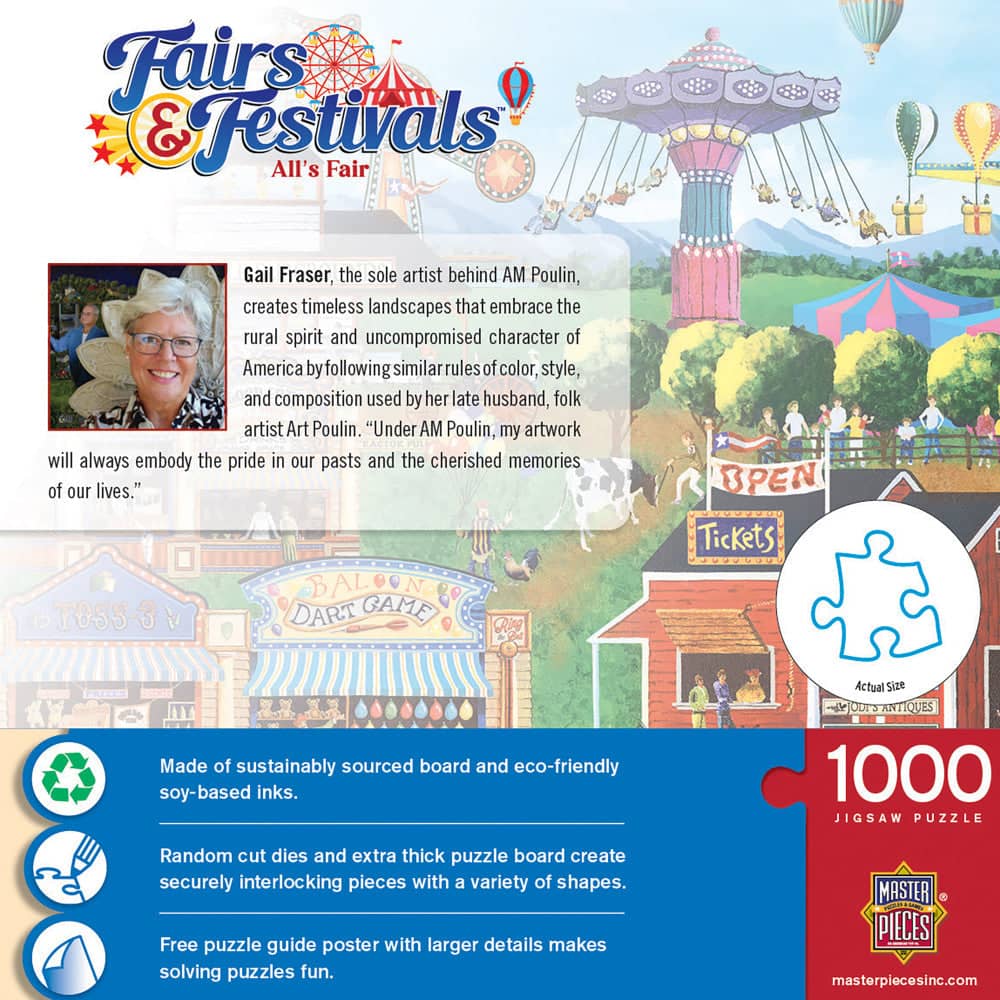 Fairs & Festivals - All's Fair 1000 Piece Jigsaw Puzzle (ONLINE ORDER ONLY)