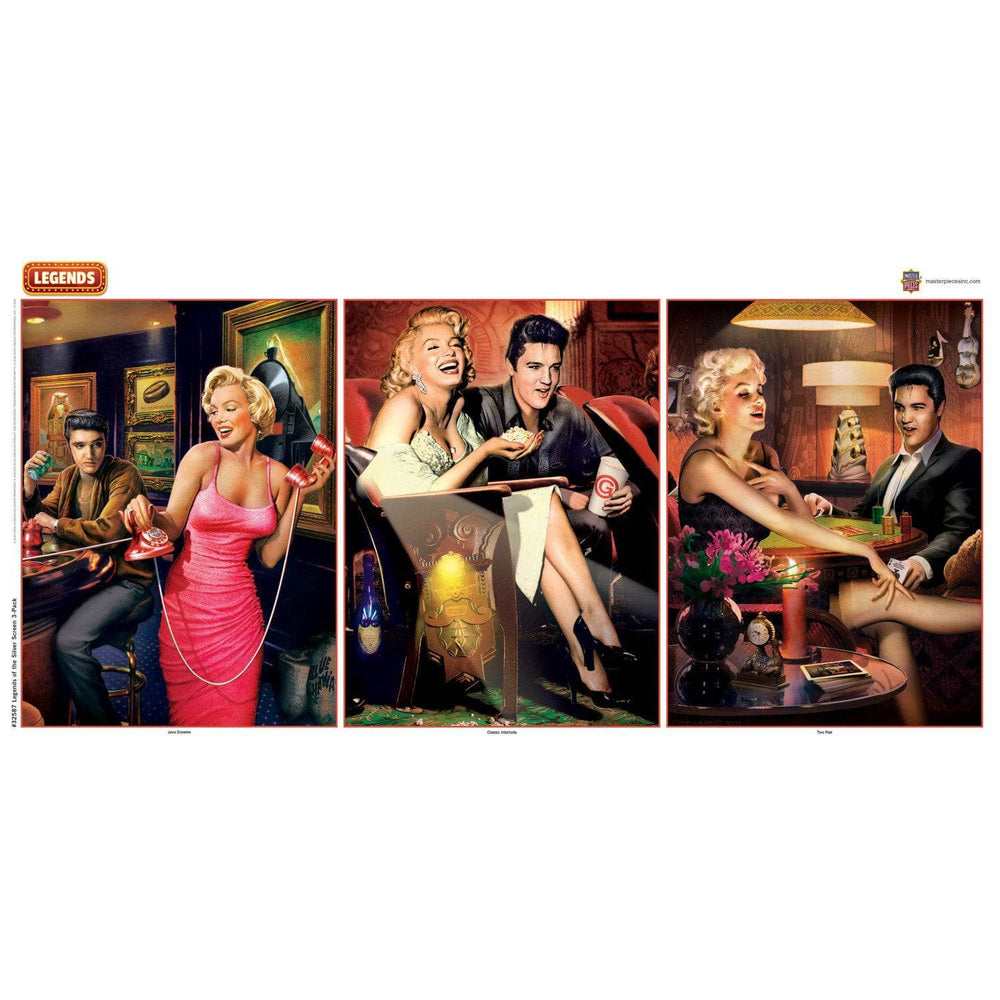 Legends - 500 Piece Jigsaw Puzzles 3 Pack (ONLINE ORDER ONLY)