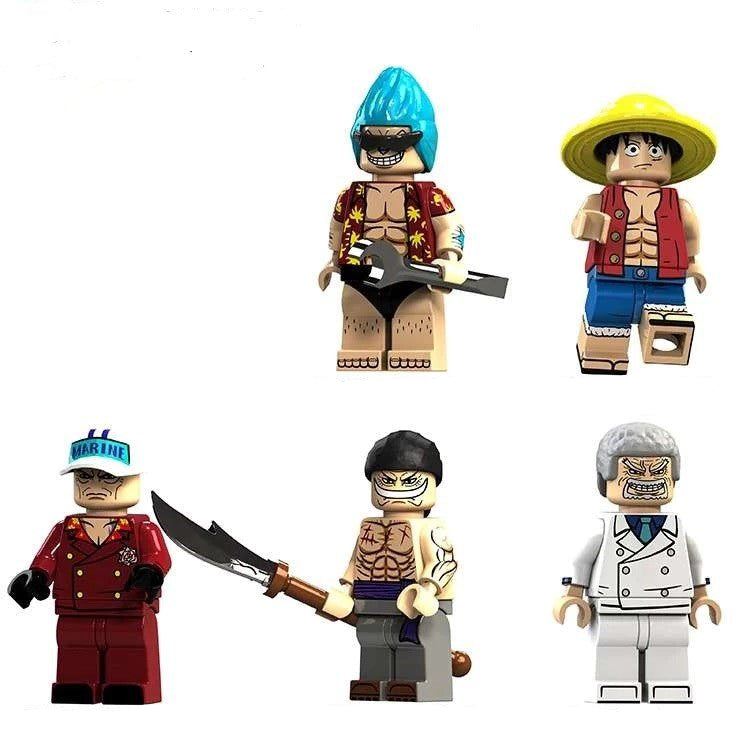 Straw Hat Pirate Captain Custom Minifig set (Online Only)