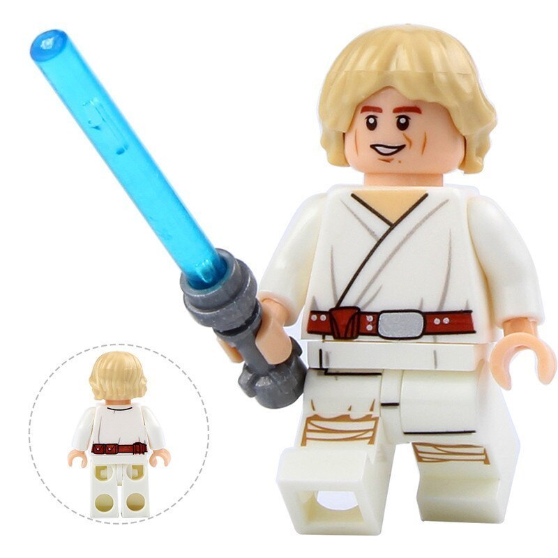 Luke Skywalker Star Wars Lego Minifigures Custom Toys (ONLINE ORDER ONLY)