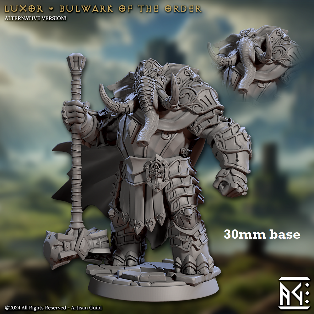 Luxor, Bulwark of the Order (Male Loxodon Paladin) (Online Order Only)