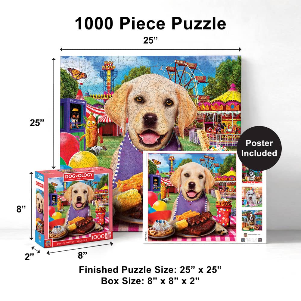 Dogology - Fido 1000 Piece Jigsaw Puzzle