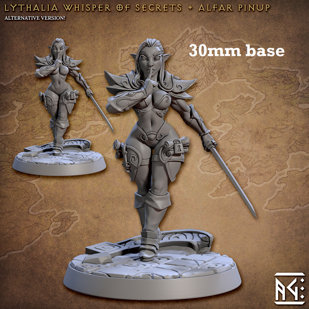 Lythalia, Whisper of Secrets (Female High Elf Rogue) (Online Only)