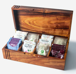 Tea Chest - Mesquite - 8 Compartments (ONLINE ORDER ONLY)