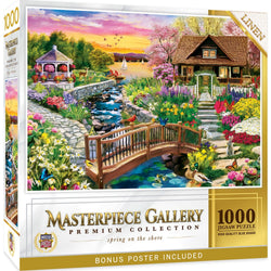 Masterpiece Gallery - Spring on the Shore 1000 Piece Jigsaw Puzzle (ONLINE ORDER ONLY)