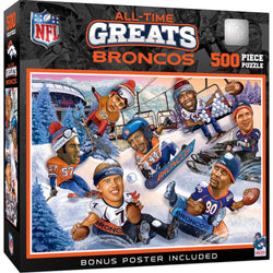 Denver Broncos - All-Time Greats 500 Piece Jigsaw Puzzle