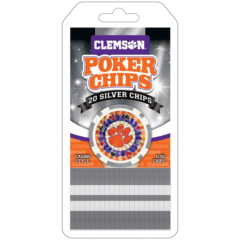 Clemson Tigers 20 Piece Poker Chips (ONLINE ORDER ONLY)