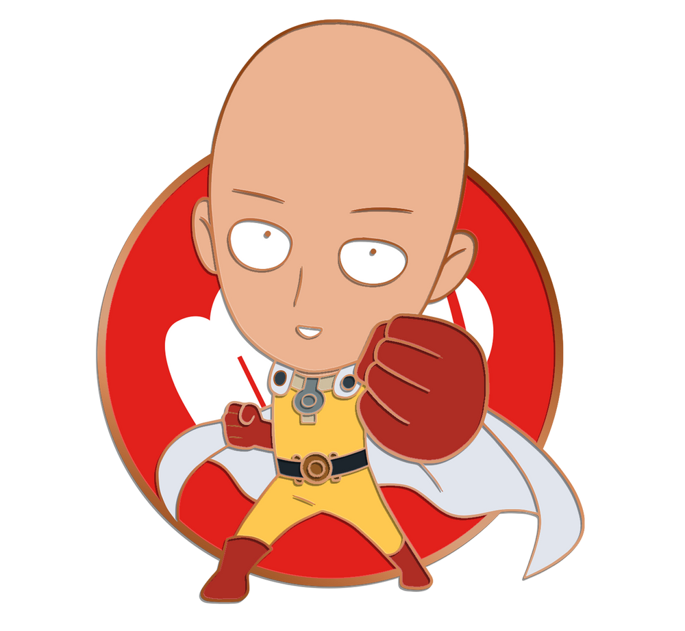 One Punch Man: SD One Punch Pin (ONLINE ORDER ONLY)