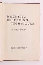 Magnetic Recording Techniques (ONLINE ORDER ONLY)
