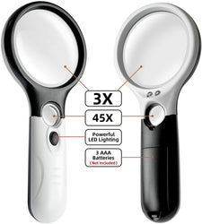 Magnifying Glass 3X & 45X (Online Order Only)