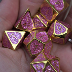 Maiden Lillian's Heart Metal Dice Set (ONLINE ORDER ONLY)