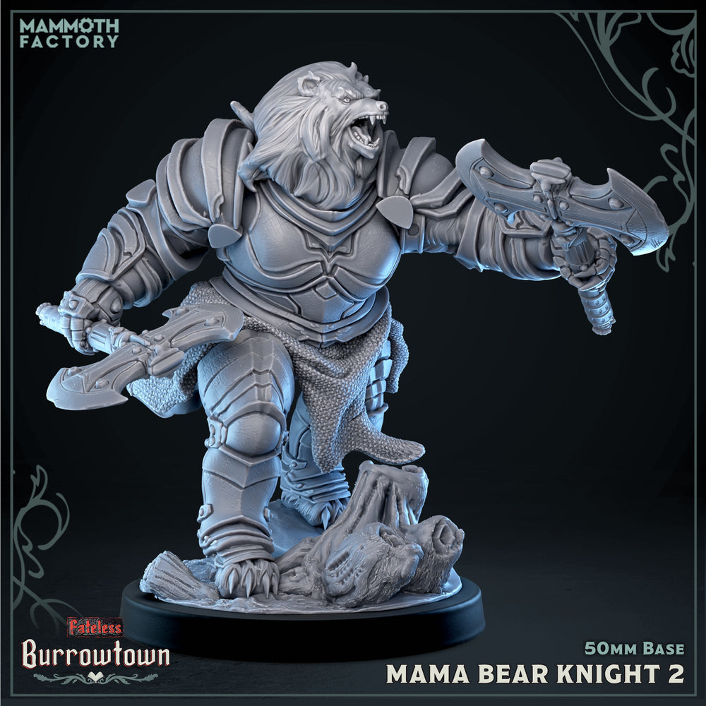 Mama Bear Knight (Female Bearfolk Soldier) (ONLINE ORDER ONLY)