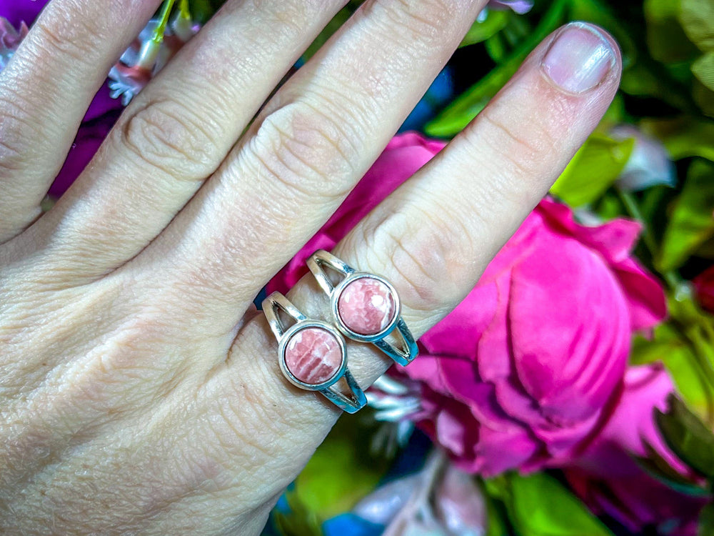 Rhodochrosite Rings Size 9 (ONLINE ORDER ONLY)