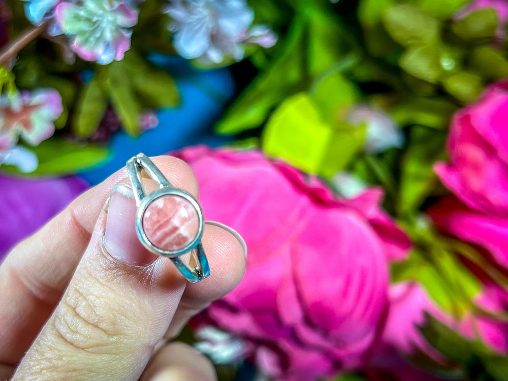 Rhodochrosite Rings Size 9 (ONLINE ORDER ONLY)