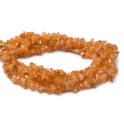 Mandarin Garnet Beads Plain Nugget Chips (ONLINE ORDER ONLY)