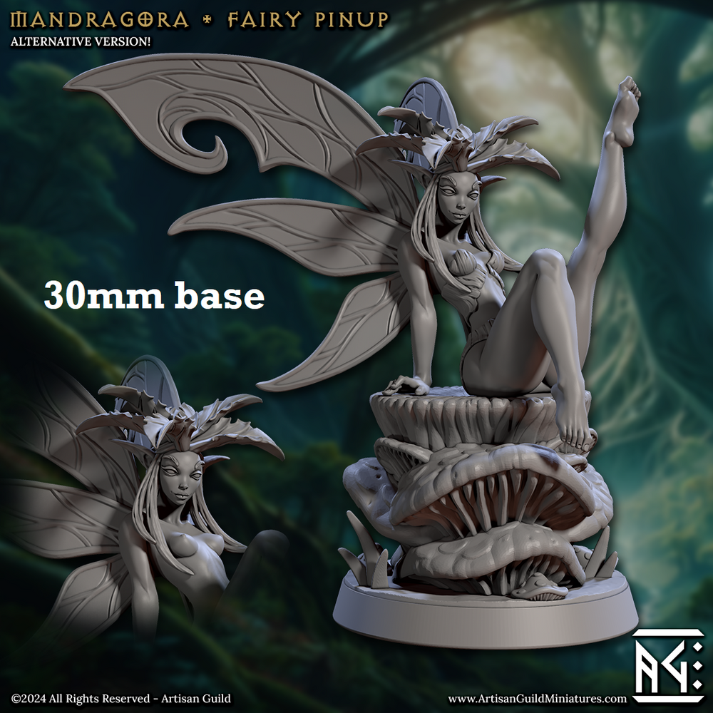 Mandragora (Female Fairy Pinup) (Online Order Only)