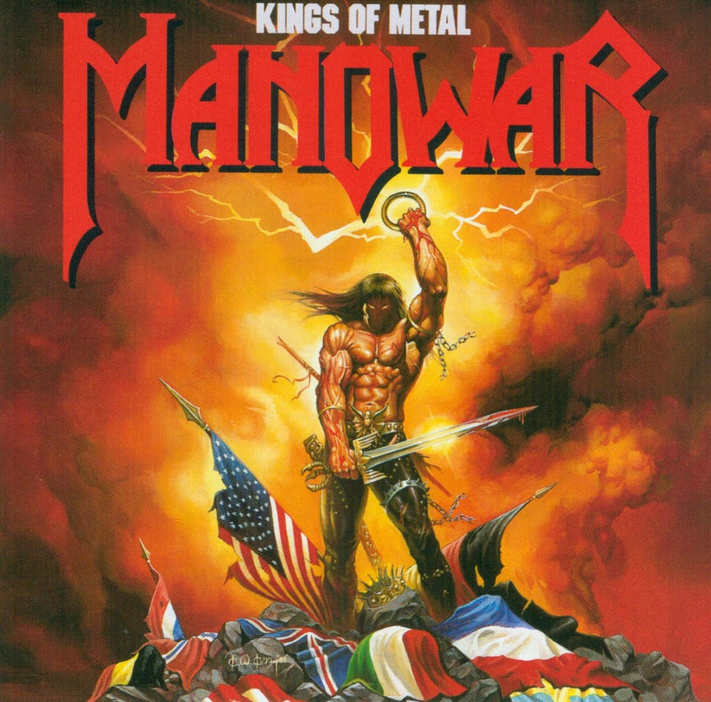 Manowar - Kings Of Metal (Limited Edition, Transparent Blue Colored Vinyl) [Import] [Vinyl] (ONLINE ORDER ONLY)
