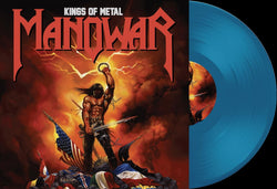 Manowar - Kings Of Metal (Limited Edition, Transparent Blue Colored Vinyl) [Import] [Vinyl] (ONLINE ORDER ONLY)