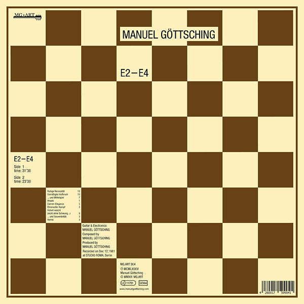 MANUEL GOTTSCHING - E2-E4 (35th Anniversary Edition) [Vinyl]