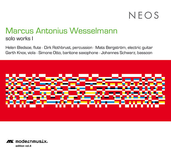 MARCUS ANTONIUS WESSELMANN - Solo Works I [CD] (ONLINE ORDER ONLY)