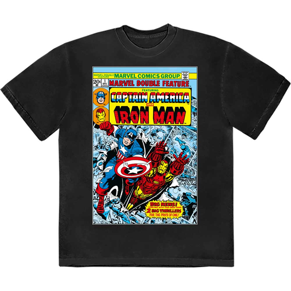 Captain America & Iron Man Comic Cover [T-Shirt] (ONLINE ORDER ONLY)