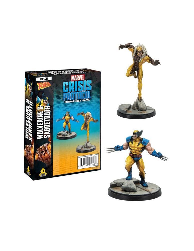 Marvel Crisis Protocol: Wolverine and Sabertooth (ONLINE ORDER ONLY)