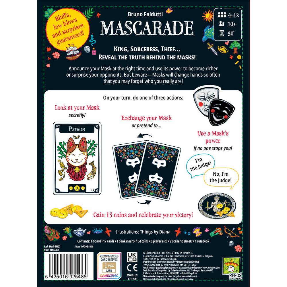Mascarade - 2nd Edition (ONLINE ORDER ONLY)