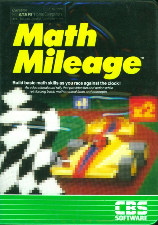 Math Mileage (Atari 400/800) (Online Order Only)