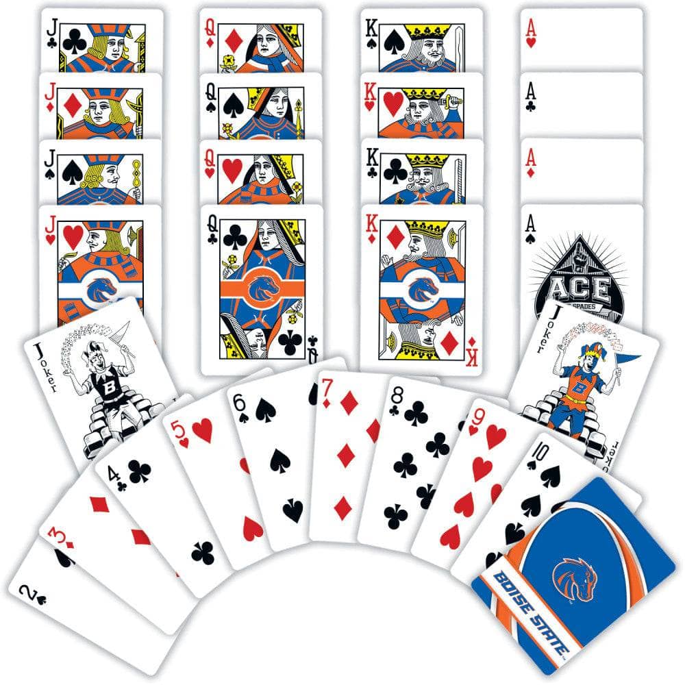 Boise State Broncos Playing Cards - 54 Card Deck (ONLINE ORDER ONLY)
