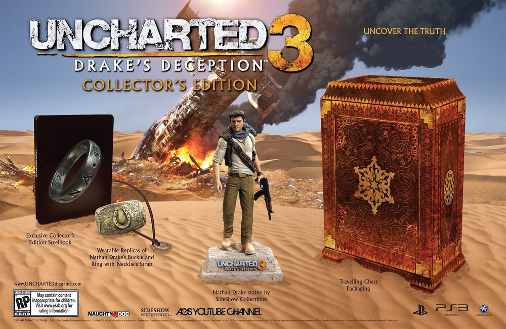 Uncharted 3: Drake's Deception (Collector's Edition) (ONLINE ORDER ONLY)