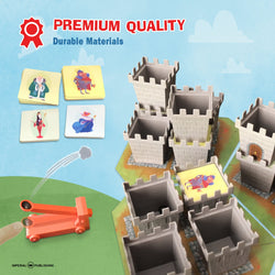 Catapult Castle 1-4 Player Medieval Dexterity Game - (ONLINE ORDER ONLY)