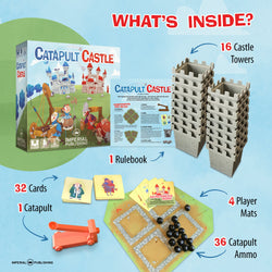 Catapult Castle 1-4 Player Medieval Dexterity Game - (ONLINE ORDER ONLY)