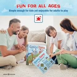 Catapult Castle 1-4 Player Medieval Dexterity Game - (ONLINE ORDER ONLY)