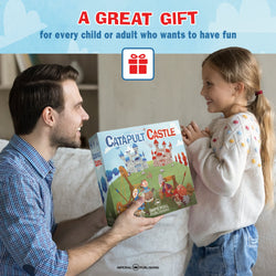 Catapult Castle 1-4 Player Medieval Dexterity Game - (ONLINE ORDER ONLY)