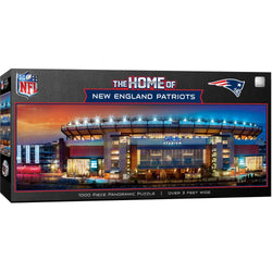 New England Patriots - Stadium View 1000 Piece Panoramic Jigsaw Puzzle