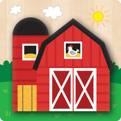 Farm Chunky Wood Puzzles - Kids 4 Pack (ONLINE ORDER ONLY)