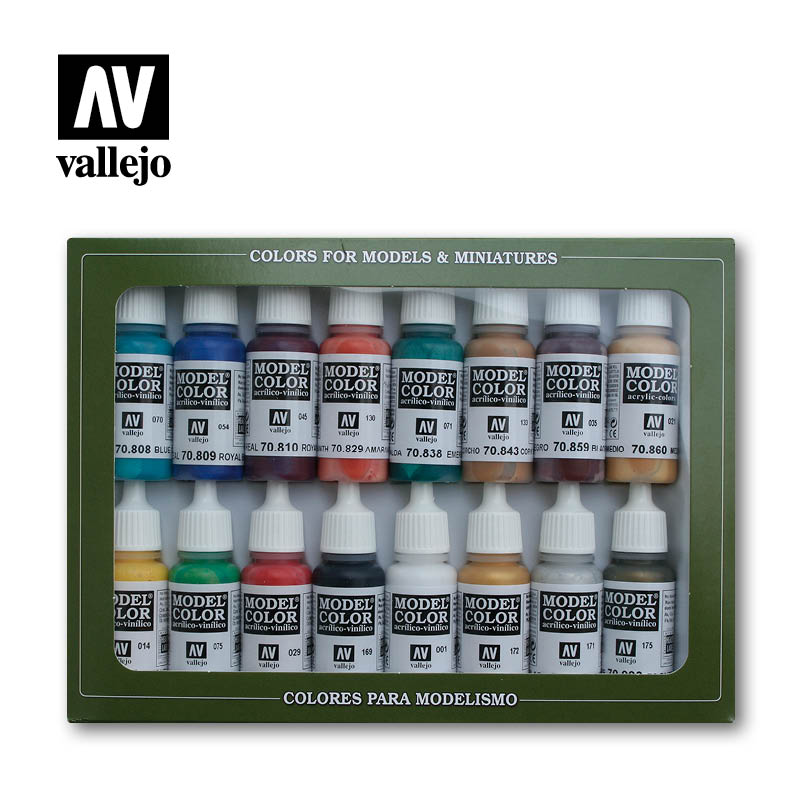 Model Color Set: Medieval Colors (16) (ONLINE ORDER ONLY)
