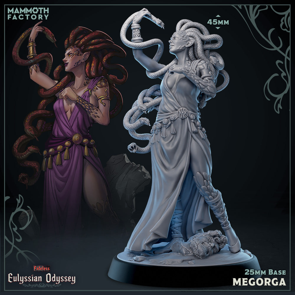 Megorga (Female Gorgon Sorcerer) (Online Only)