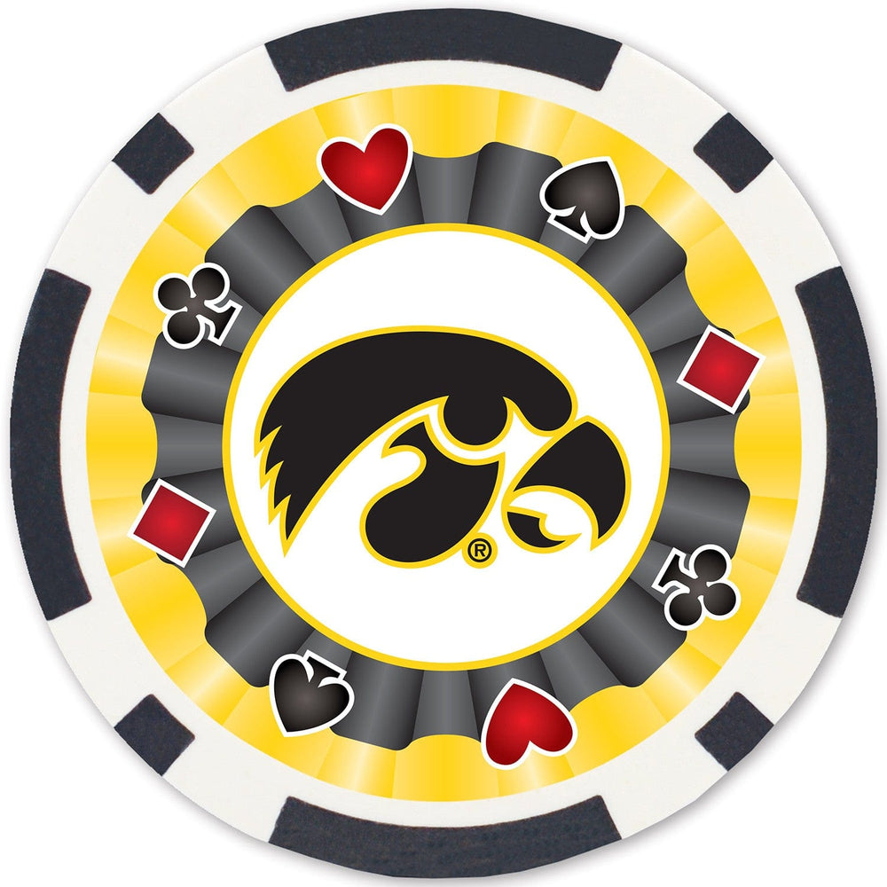 Iowa Hawkeyes 100 Piece Poker Chips (ONLINE ORDER ONLY)