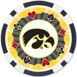 Iowa Hawkeyes 100 Piece Poker Chips (ONLINE ORDER ONLY)
