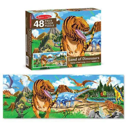 Melissa & Doug- Land of Dinosaur Floor Puzzle (Online Order Only)