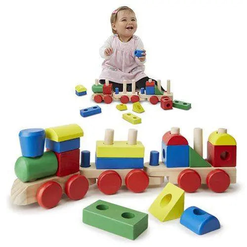 Melissa & Doug - Stacking Train Toy (Online Order Only)
