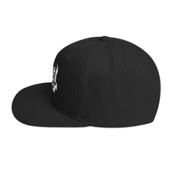 Ghost Classic Logo White Embroidered Snap Back Hat [Apparel] (ONLINE ORDER ONLY)