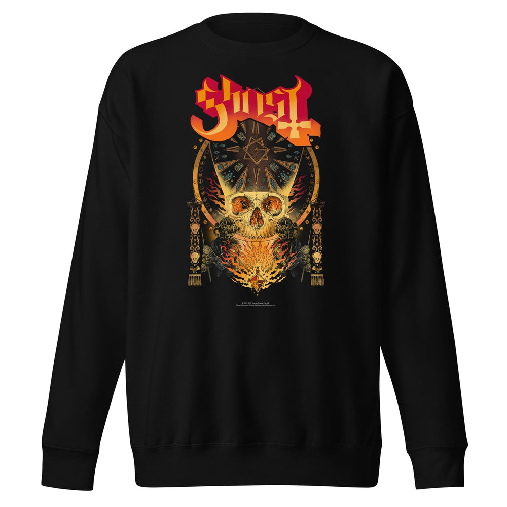 Ghost - Flaming Logo Sweatshirt [Apparel] (ONLINE ORDER ONLY)