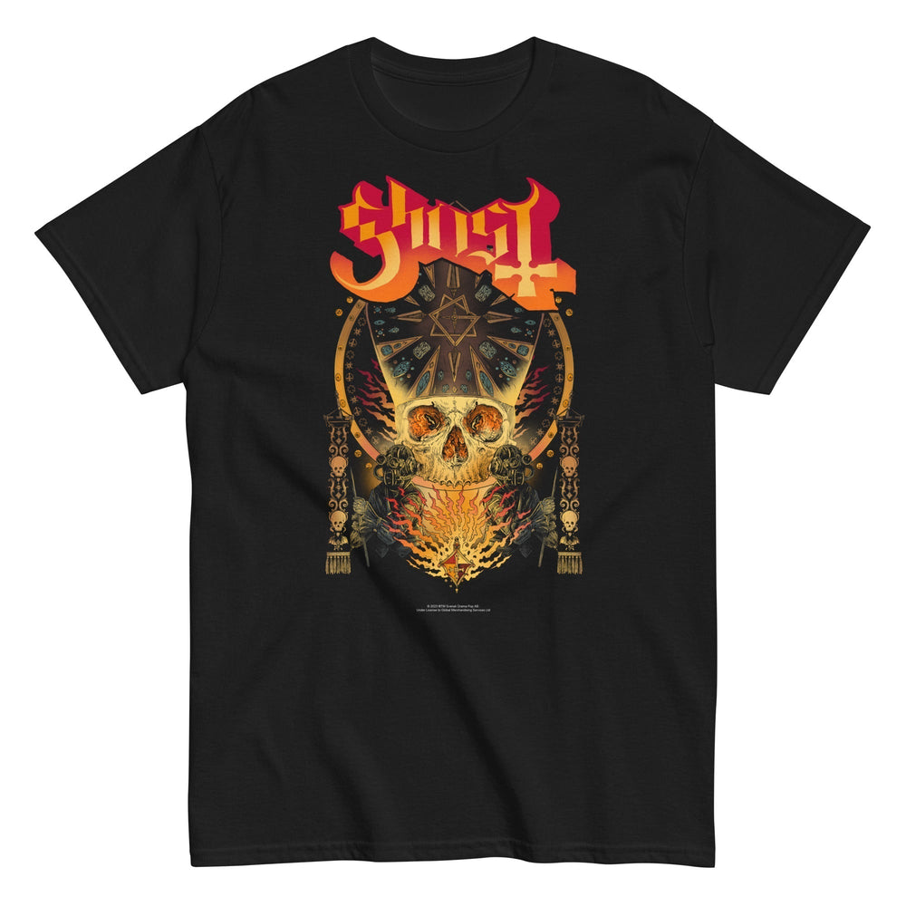 Ghost - Flaming Logo T-Shirt [] (ONLINE ORDER ONLY)