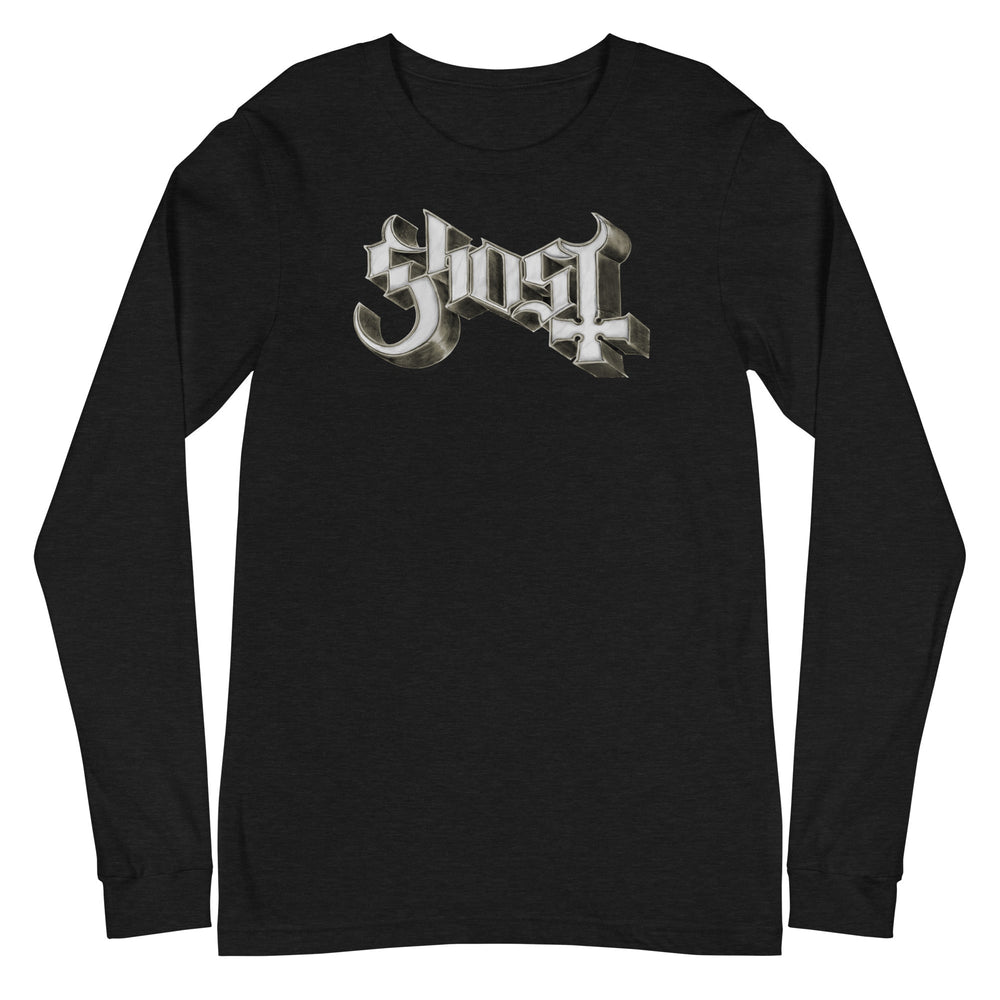 Ghost - Sliver Logo Long Sleeve T-Shirt [Apparel] (ONLINE ORDER ONLY)
