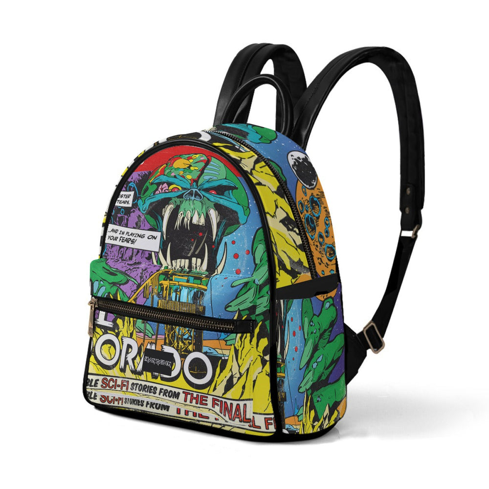 Iron Maiden Comic Book Mini-Backpack - Vegan Leather [Backpack] (ONLINE ORDER ONLY)