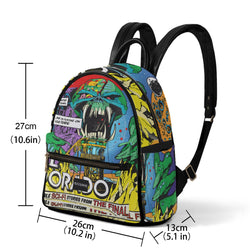 Iron Maiden Comic Book Mini-Backpack - Vegan Leather [Backpack] (ONLINE ORDER ONLY)